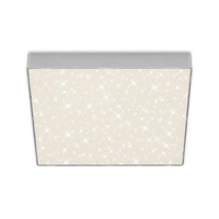 Hranatá - BRI 7078-414 LED stropní svítidlo hvězdné nebe, 28,7 cm, 21 W, stříbrná - BRILONER