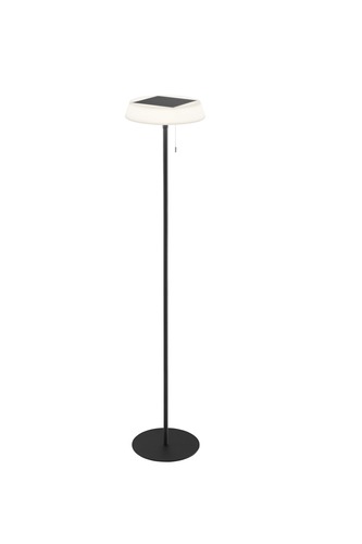 Solární - FAN LED-JIN-PT-NER Solární stojací lampa Jin (černá) dobíjecí LED 2,6 W, stmívatelná CCT, IP54, pr. 40 x 147 cm - FANEUROPE - foto 1
