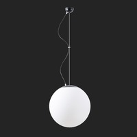 Nouzové osvětlení - OS ADR61334 ADRIA L4 závěsné skleněné svítidlo černá / bílá IP40 3000 K 41W LED nouzové kombinované 3 h (původní kód OS 61334) - OSMONT