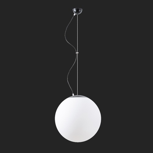 Nouzové osvětlení - OS ADR61334 ADRIA L4 závěsné skleněné svítidlo černá / bílá IP40 3000 K 41W LED nouzové kombinované 3 h (původní kód OS 61334) - OSMONT - foto 1