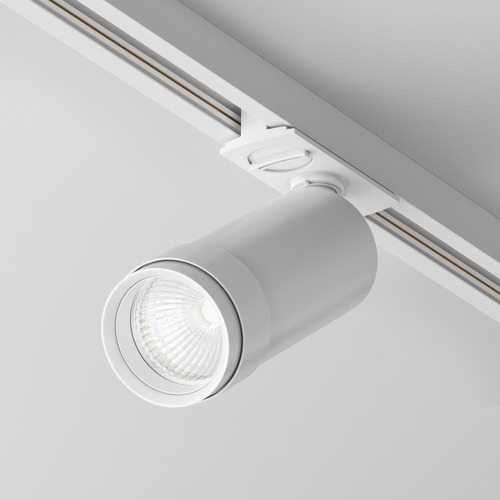 Svítidla - M TR021-1-12B4K-Z-W Svítidlo pro kolejnicový systém Focus Zoom 4000K 12W 900lm bílý hliník studená bílá Unity - MAYTONI - foto 1