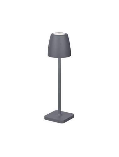 Na baterie - NV 9223413 Venkovní stolní lampa COLT tmavě šedý litý hliník a akryl LED 2W 3000K IP54 62st. 5V DC vypínač na těle USB kabel stmívatelné - NOVA LUCE - foto 1