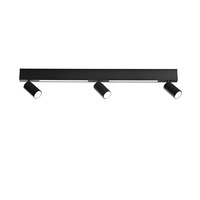 Bodová - FAN LED-ORIENTED-5-NER Nástěnné svítidlo LED ORIENTED černá 3 x GU10 + LED 2 x 8 W 1180 lm CCT 90 x 18 x 10 cm - FANEUROPE