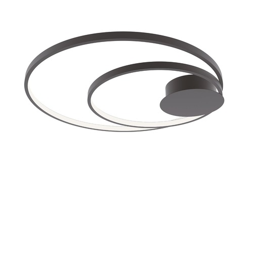 Kruhová - FAN LED-DIEM-PL-NER Stropní LED svítidlo DIEM černá, 40 W, 5440 lm, CCT, 20 x 61,5 cm - FANEUROPE - foto 1