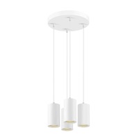 Vícečetná - LA 1006438 ASTO TUBE závěsné svítidlo, GU10, délka závěsu 250 cm, max. 4x 10 W, bílá - BIG WHITE (SLV)