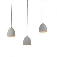 Vícečetná - PN 2233-22 ETON Závěsné svítidlo beton 3x E27 40W - PAUL NEUHAUS