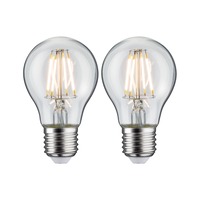 E27 - P 28856 LED žárovka Filament E27 230V 2x5W 2700K čirá - PAULMANN