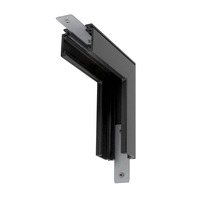 Lištové Magnetic SLV - LA 1006579 L-spojka mechanická 48 V TRACK, pro nástavbovou lištu hlub., standard, černá - BIG WHITE (SLV)
