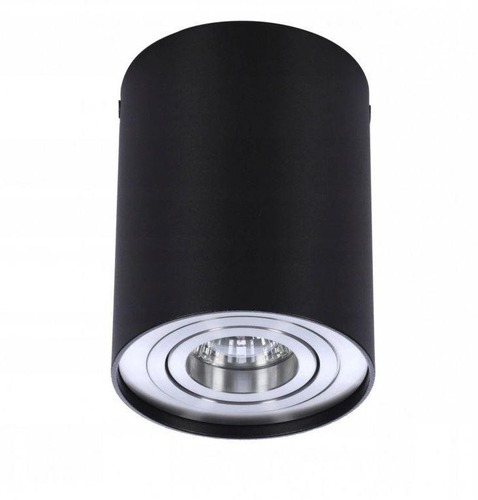 Downlight - AZZ AZ0779 Stropní bodové přisazené svítidlo Azzardo Bross 1 black/aluminium AZ0779 GU10 1x50W IP20 9,6cm černo-hliníkové - AZZARDO - foto 1