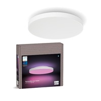 Kruhová - PH 8720169277618 Hue WACA Datura S stropní svítidlo LED 48W 3840lm 2000-6500K RGB 38,4cm kulaté IP20, bílé - PHILIPS