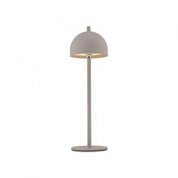 Stolní lampy dekorační - LD 19244-39 Kolekce Schöner Wohnen LED bateriové stolní svítidlo BELLIES, písková barva, nabíjecí, USB, 3000K - JUST LIGHT