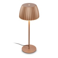 Stolní lampy dekorační - BRI 7625017 Loca stolní lampa - 8W, 800lm, LED, dotykový vypínač, stmívatelná, teplá bílá, kávová - BRILONER