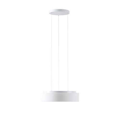 Kruhová - OS ERI73538 ERIS LE3 závěsné skleněné svítidlo bílá IP40 4000 K 24W LED - OSMONT - foto 1