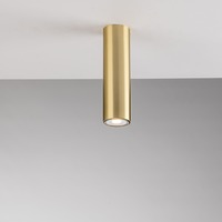 Downlight - FAN I-FLUKE-PL20 ORO Stropní svítidlo Fluke, kruhové, zlaté, 1 x GU10, 5,5 x 5,5 x 20 cm - FANEUROPE