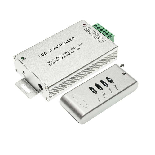 Stmívače a ovladače Optonica - Dálkové ovládání LED pro pás RGB 4 tlačítka Rádio - foto 1