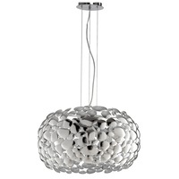 Dekorativní - FAN I-DIONISO-S48-CR Závěsné svítidlo Dioniso, chrom, 3 x E27,48 x 147 cm - FANEUROPE