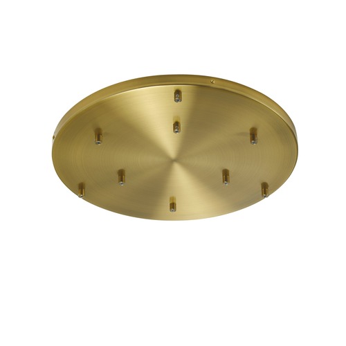 Kotvící prvky, držáky, závěsy - FAN BASE-S-R9-AB Rozeta PIREX kruhový rám zlatohnědá A 9 FORI 52x4,1cm - FANEUROPE - foto 1