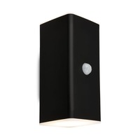 Nástěnná - BRI 3788015 Kona LED venkovní nástěnné svítidlo, pohybové čidlo, soumrakový senzor, nabíjecí - BRILONER
