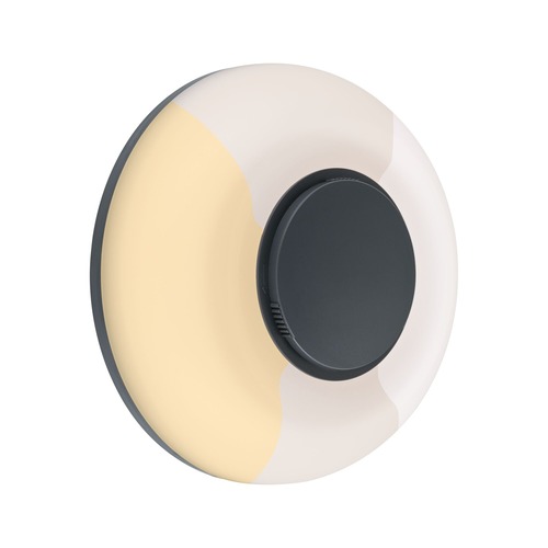 Nástěnná - P 94955 LED venkovní nástěnné svítidlo Aureva IP65 kruhové 220mm 2200 - 4000K 20,5W 230V antracit/bílá polykarbonát - PAULMANN - foto 1