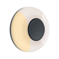 Nástěnná - P 94955 LED venkovní nástěnné svítidlo Aureva IP65 kruhové 220mm 2200 - 4000K 20,5W 230V antracit/bílá polykarbonát - PAULMANN