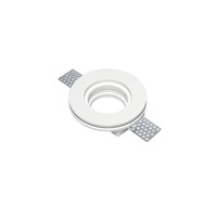 Kruhová - FAN INC-SPIRIT-R1 Zápustné svítidlo SPIRIT, kulaté, sádra, bílé, 35 W, 10 x 3 cm - FANEUROPE