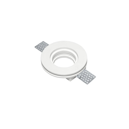 Kruhová - FAN INC-SPIRIT-R1 Zápustné svítidlo SPIRIT, kulaté, sádra, bílé, 35 W, 10 x 3 cm - FANEUROPE - foto 1