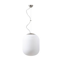 Koule - OS TAN67844 TANIA L2 závěsné skleněné svítidlo kartáčovaná nerez / bílá IP40 4000 K 41W LED - OSMONT