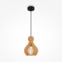 Kónická - M MOD192PL-01W Závěsné svítidlo Roots E27 40W béžový kov skandinávský design - MAYTONI