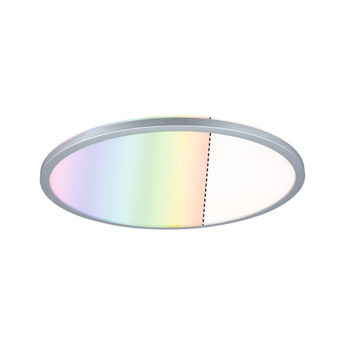 Kruhová - P 71019 LED Panel Atria Shine kruhové 420mm RGBW matný chrom - PAULMANN - foto 1