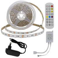 Sady LED pásků - Adaptér pásku LED + IR ovladač + dálkové RGB 60LED