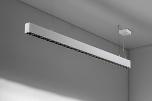Podélná - HAL 145-5B1Z-20GGD/840, W Závěsné svítidlo Lina45 LED 27W 4150lm 4000K DALI bílé + černá mřížka UGR - Halla