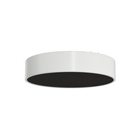 Kruhová - OS KRU60576 KRUGER 2 FC stropní/nástěnné plastové svítidlo bílá / černá IP40 4000 K 34W LED - OSMONT