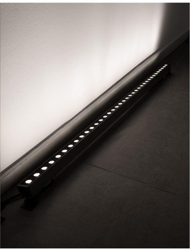 Reflektory - NV 9011102 WALL WASHER nikl satén hliník a sklo LED Chip Philips 15W 3000K DC24V 30st. IP67 - NOVA LUCE - foto 1
