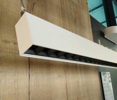 Podélná - ARCHI SDS260/OP/3K/WH Závěsné svítidlo Dual Daisy černá mřížka 1135mm 14,8W 3300lm 3000K ON/OFF bílé - Archilight