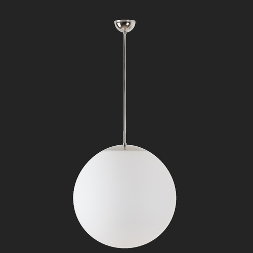 Nouzové osvětlení - OS ADR60179 ADRIA P4 závěsné skleněné svítidlo nerez leštěná / bílá IP40 3000 K 41W LED nouzové kombinované 3 h (původní kód OS 60179) - OSMONT - foto 1
