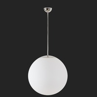 Nouzové osvětlení - OS ADR60179 ADRIA P4 závěsné skleněné svítidlo nerez leštěná / bílá IP40 3000 K 41W LED nouzové kombinované 3 h (původní kód OS 60179) - OSMONT