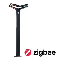 Sloupková - P 94794 LED stojací svítidlo Smart Home Zigbee 3.0 Alara pohybové čidlo IP44 hranaté 665mm RGBW+ 10W 230V antracit kov - PAULMANN