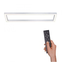 Hranatá - PN 6023-95 PURE-LINES LED stropní svítidlo 110x30 cm 2700-5000K hliník - PAUL NEUHAUS