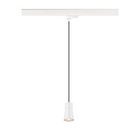 Svítidla - LA 1008280 PURI 2.0 Cone 3~ závěsné světlo, GU10, délka závěsu 200cm, 1x max. 6W, bílá barva - BIG WHITE (SLV)