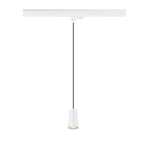 Svítidla - LA 1008280 PURI 2.0 Cone 3~ závěsné světlo, GU10, délka závěsu 200cm, 1x max. 6W, bílá barva - BIG WHITE (SLV) - foto 1