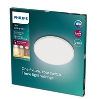 Kruhová - PH 8719514327061 LED Stropní přisazené svítidlo Philips Superslim CL550 8719514327061 22W 2000lm 2700K IP20 43cm bílé, 3-krokové stmívání - PHILIPS (929002666801)
