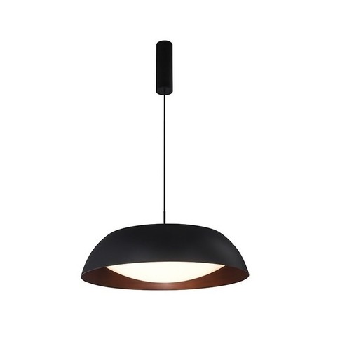 Kruhová - AZZ AZ3148 Závěsné svítidlo Lenox 60 DIMM (černá/měď) LED 40W 3280lm 3000K - AZZARDO - foto 1