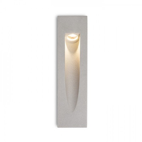 Zapuštěná - RED R10545 GAP zápustná stříbrnošedá 230V CREE LED 3W IP54 3000K - RED - DESIGN RENDL - foto 1