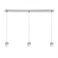 Vícečetná - RED R11777 MORE 80 stropní závěsná základna chrom 230V E27 3x42W - RED - DESIGN RENDL