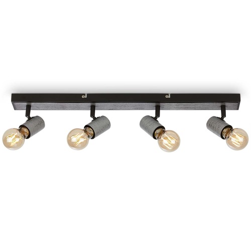 Bodová - BRI 2222-044 Bodové svítidlo 63 cm 4x E27 max. 60W antická stříbrná - BRILONER - foto 1