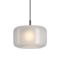 Válec - LA 1006399 PANTILO 28 PD E27 závěsné svítidlo, bílá/chrom - BIG WHITE (SLV)