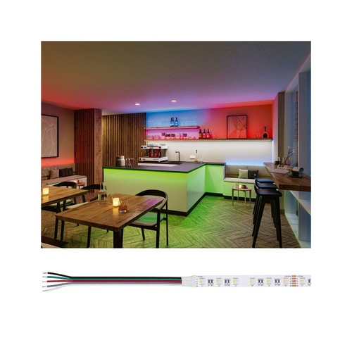 Dekorační - P 76012 Pro LED Strip Silver P25 830 5m 75W 300lm/m 60LEDs/m RGBW - PAULMANN - foto 1