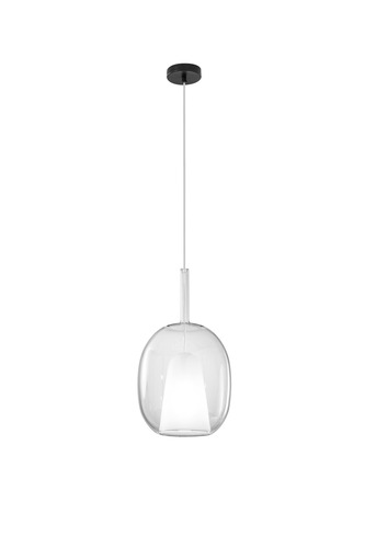 Koule - FAN I-PIREX-S44-TR Závěsné svítidlo Pirex (průhledné sklo) objímka E27, 25x200 cm bez rozety - FANEUROPE - foto 1