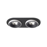 Kruhová - RED R14573 SHARM LED vestavné světlo, sady černá/bílá - RED - DESIGN RENDL