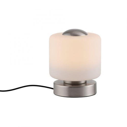 Stolní lampy dekorační - PN 4037-55 BOTA LED stolní lampa stříbrná, kruhová, dotykový stmívač, nadčasový design 3000K - PAUL NEUHAUS - foto 1